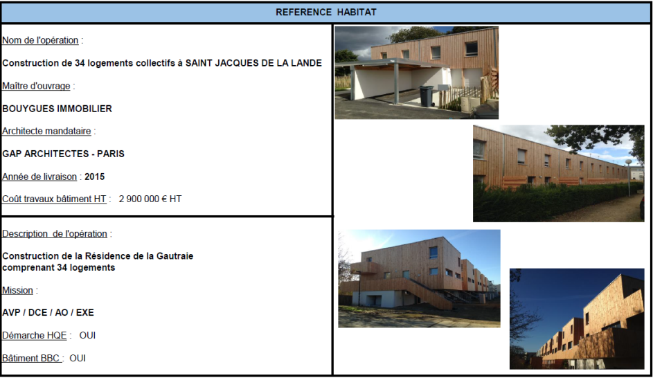 Construction de 34 logements collectifs à Saint Jacques De La Lande